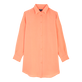 Women Linen Shirt Dress Solid Candy front view