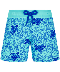 男童 Turtles Splash 泳裤 Lazulii blue 正面图
