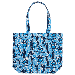 Linen Tote Bag - Vilebrequin x Blue Note Earthenware 正面图