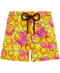 Mujer Autros Estampado - Pantalón corto de baño con estampado Monsieur André - Vilebrequin x Smiley® para mujer, Limon vista frontal