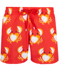 Costume da bagno stretch uomo St Valentin - Vilebrequin x Giriat Medicis red vista frontale