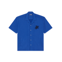 Men Cotton Bowling Shirt Solid Marrakech 正面图