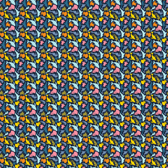 Men Swim Trunks Mini Focus Multicolor Navy print