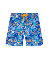 男童 Fishy Vibes 游泳短裤 Marrakech 正面图