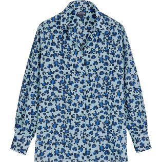 Women Organic Cotton Veil Shirt Turtles Leopard- Vilebrequin x Angelo Tarlazzi Thalassa front view