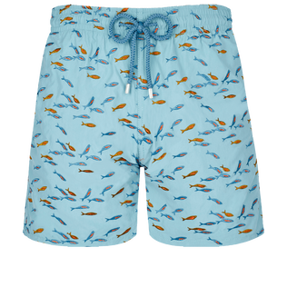 Pantaloncini mare uomo ricamati Gulf Stream - Edizione limitata Foam vista frontale