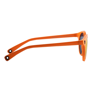Lunette de Soleil Flottante orange unie Orange fluo vue portée de dos