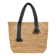 Unisex-Strandtasche aus Raffiabast Hemp Rückansicht