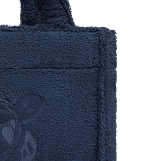 Unisex Mini Terry Bag Turtle Navy details view 5