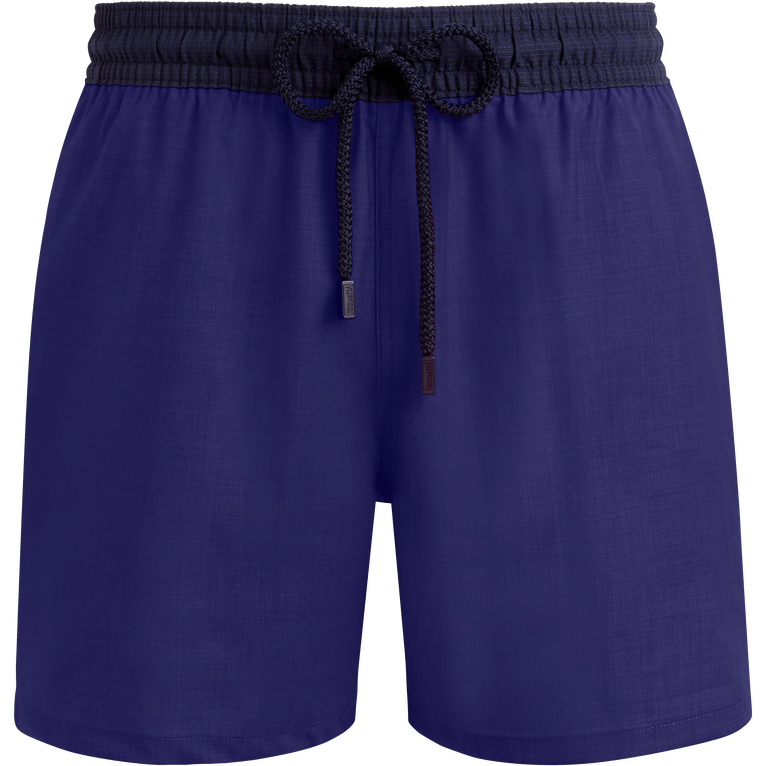 Vilebrequin Men Wool Swim Shorts Super 120's - Magnus - Blue - Size XXXL