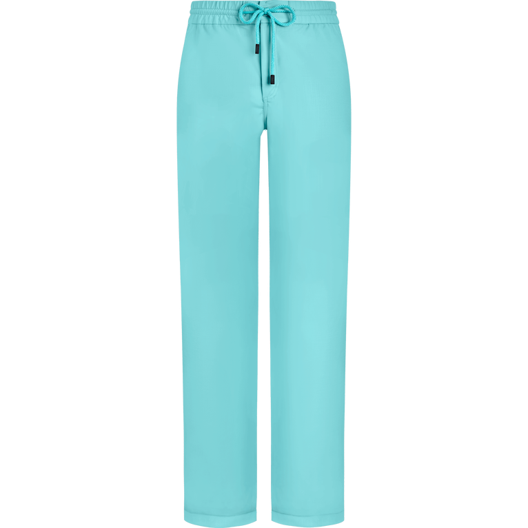 Pantalon En Laine Super 120 Homme - Parc - Bleu