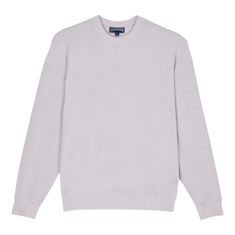 Solid Unisex-sweatshirt Aus Frottee - Sweet - Violett