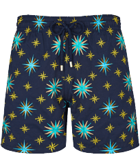 Men Swim Shorts Embroidered Sud - Limited Edition Navy front view