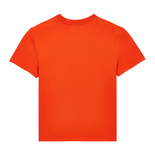 Holistarfish T-Shirt aus Baumwolle für Jungen Tomato Rückansicht