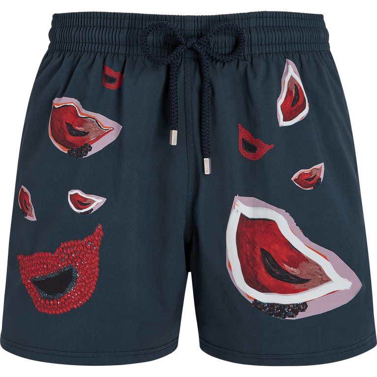 Men Stretch Swim Shorts Passion - Swimming Trunk - Moorise - Blue - Size L - Vilebrequin