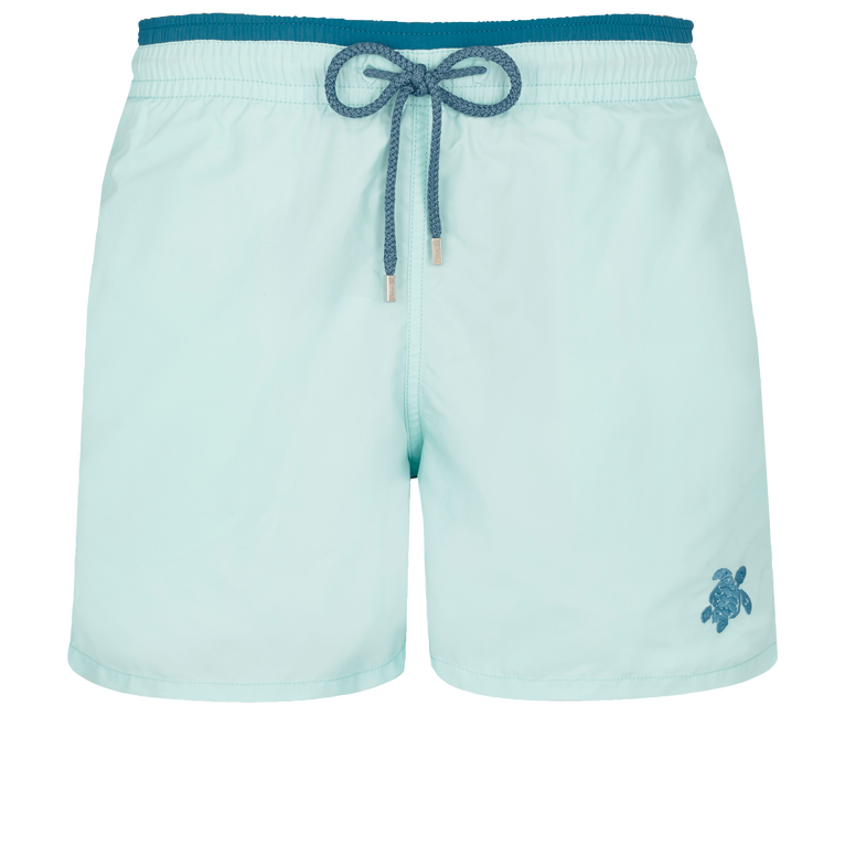 Men Swim Shorts Bicolor - Swimming Trunk - Moka - Blue - Size XXXL - Vilebrequin