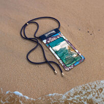 Waterproof Phone Case Tropical Turtles Midnight front view