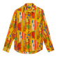 Camicia unisex leggera in voile di cotone Sunny Streets Sole vista frontale