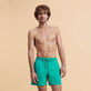 Men Swim Trunks Water-reactive Rascasses Tropezian green details view 2