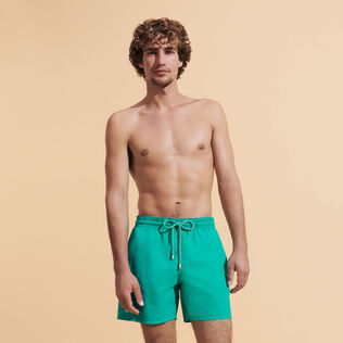 Pantaloncini da bagno uomo idroreattivi Rascasses Tropezian green dettagli vista 2