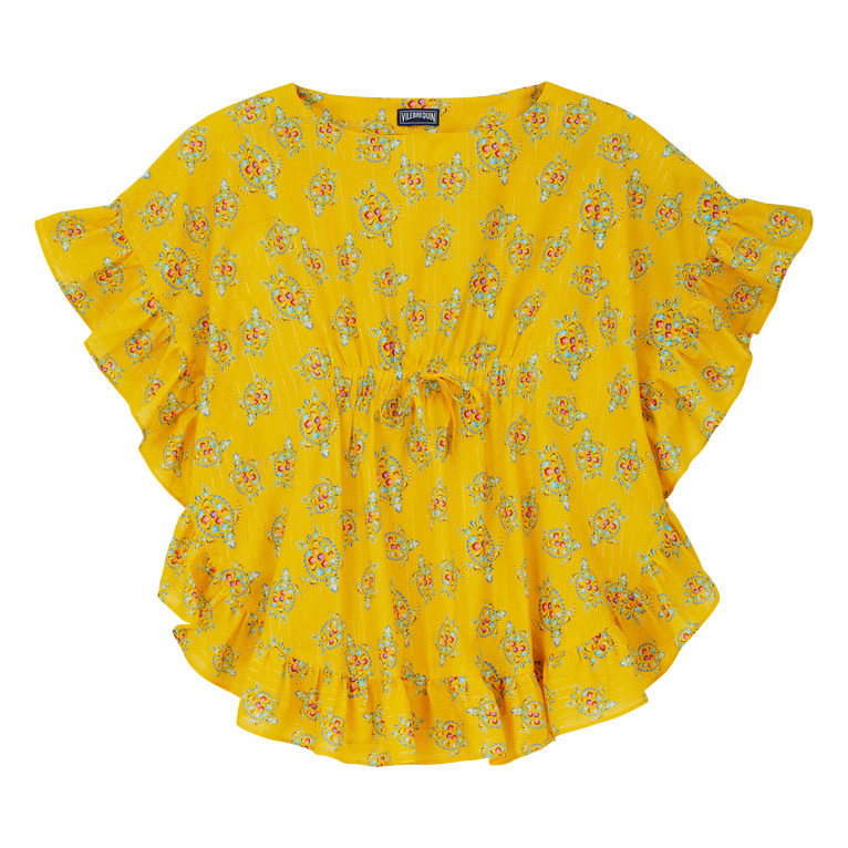 Vendôme Turtles Hemdkleid Für Mädchen - Granita - Gelb - Größe 12/14 - Vilebrequin