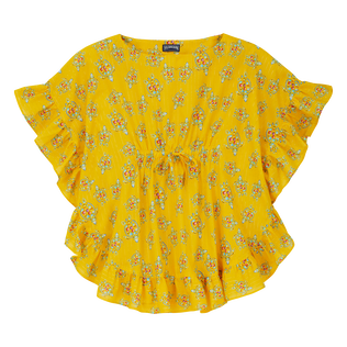 Vendôme Turtles Hemdkleid für Mädchen Mais Vorderansicht