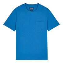 Camiseta de algodón orgánico de color liso para hombre Earthenware vista frontal