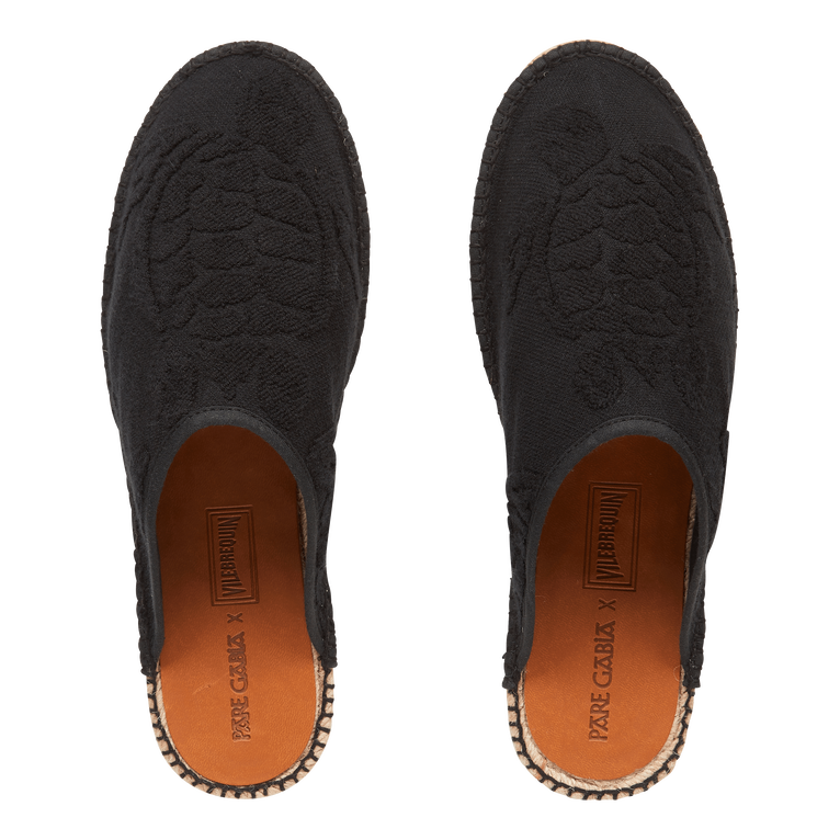Men Terry Espadrille - Shoes - Clay - Black - Size 43 - Vilebrequin