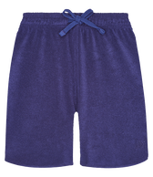 Shorts donna in spugna Midnight vista frontale