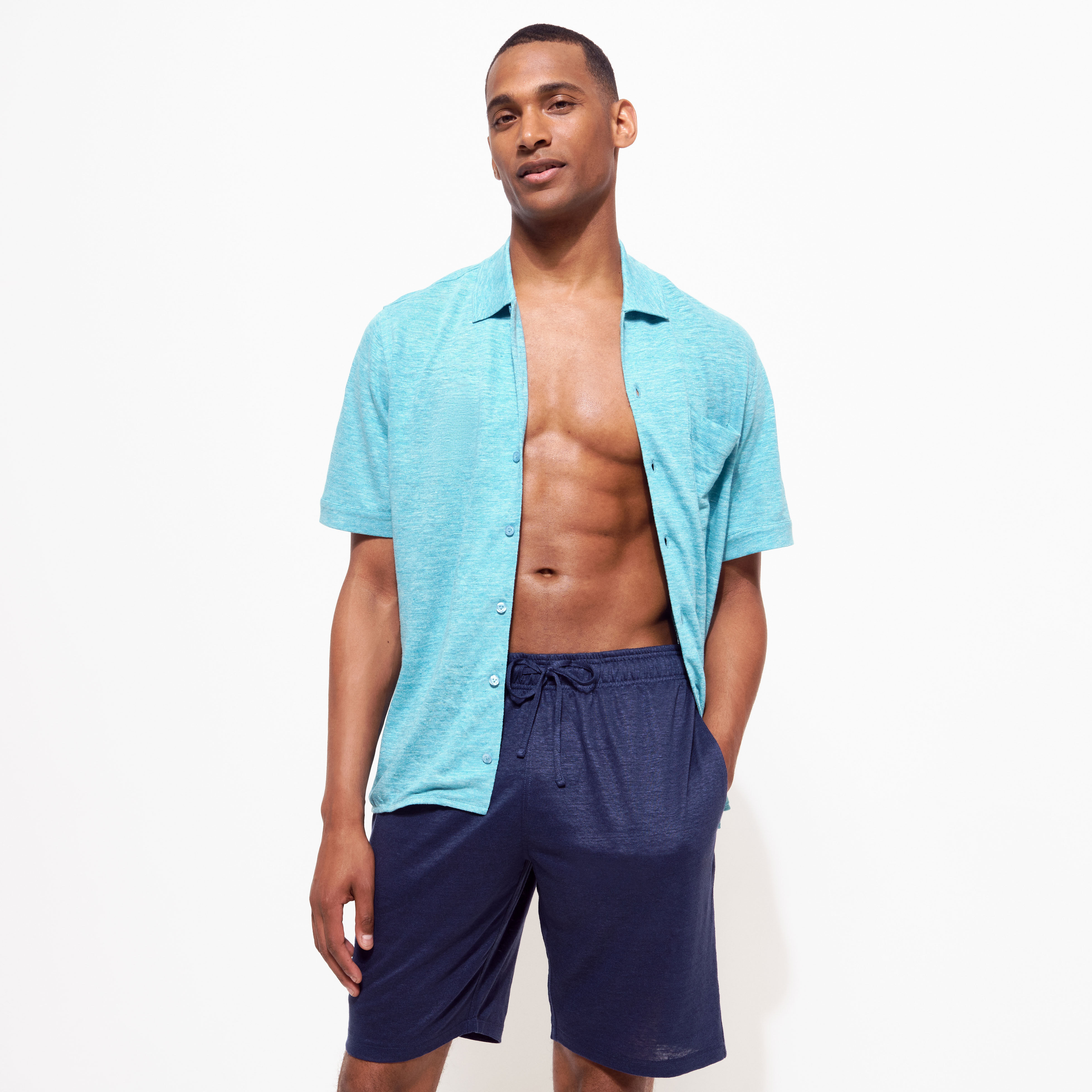 Bermudas lino cheap