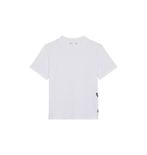 Camiseta de algodón orgánico con estampado Starlettes para hombre Blanco vista trasera