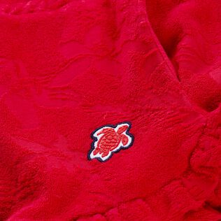 Girls Terry Shorts Jacquard Flower Power Lipstick details view 1