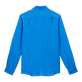 Camisa de lino lisa para hombre Earthenware vista trasera