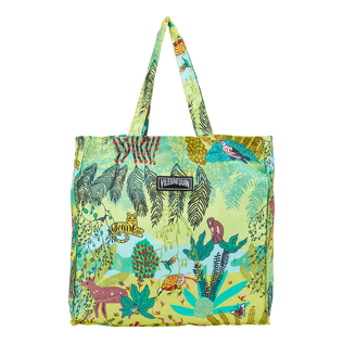 Andere Bedruckt - Jungle Rousseau Unisex Strandtasche, Ginger Vorderseite getragene Ansicht