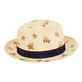 Sombrero de paja para hombre de Vilebrequin X Borsalino Arena vista trasera