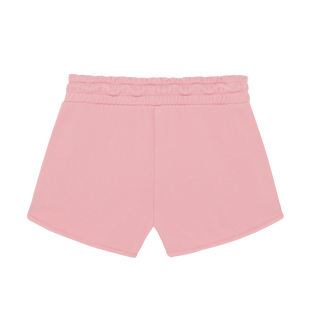 Pantalones cortos de algodón orgánico con bordado de tortuga para niña Boudoir vista trasera