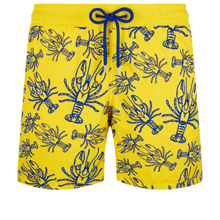 Bañador de tacto aterciopelado con estampado Lobster para hombre Mimosa vista frontal