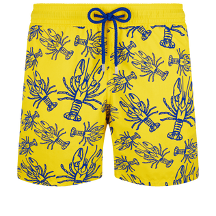 Men Swim Shorts Lobster Flocked Mimosa front view