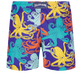 Men Classic Printed - Men Swim Trunks Octopussy, Purple blue back view