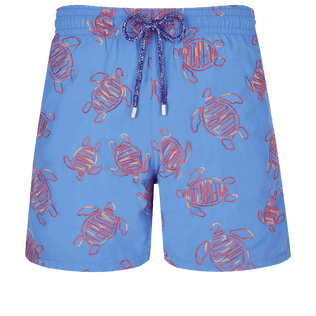 男士 VBQ Turtles 刺绣游泳短裤 - 限量版 Earthenware 正面图