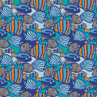 Men Ramie Shirt Fishy Vibes Marrakech print