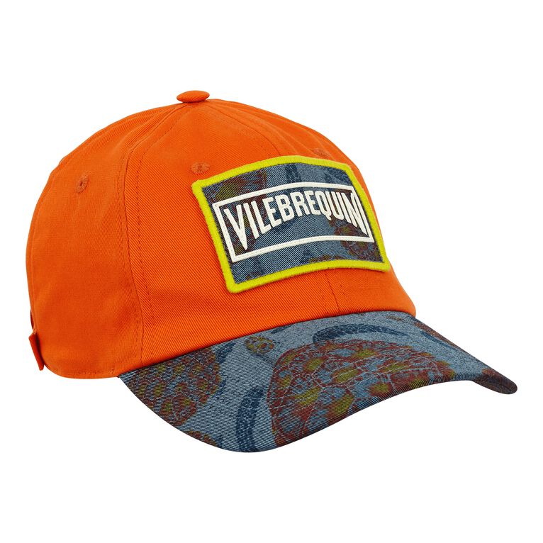 Men Cap Printed Carapaces - Capilla - Red - Size OSFA - Vilebrequin