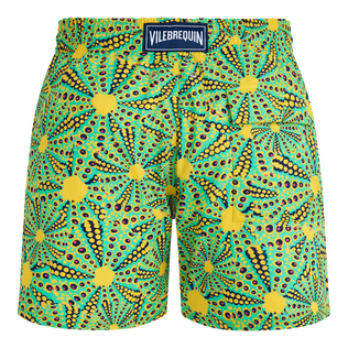 Pantaloncini mare uomo corti elasticizzati Oursinades Sole vista posteriore