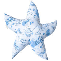 Medusa and Shells Starfish Cushion – VBQ x MX HOME White 正面图