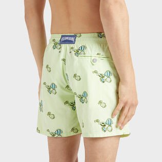 Bañador con bordado Fishy Vibes para hombre Macaroon detalles vista 2