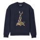 The year of the Rabbit Sweatshirt aus Baumwolle für Herren Marineblau Vorderansicht