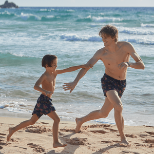 Boys Stretch Swim Shorts Provencal Turles Navy details view 1