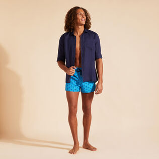 男士 Micro Ronde Des Tortues Rainbow 游泳短裤 Hawaii blue 细节视图1