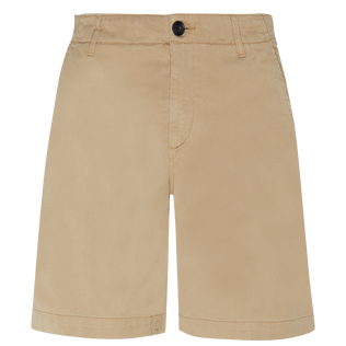 Bermudas en tejido de gabardina de tencel para hombre  Kraft vista frontal