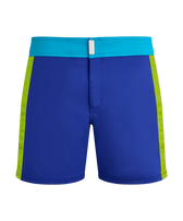 Pantaloncini mare uomo elasticizzati con cintura piatta Color Block Marrakech vista frontale